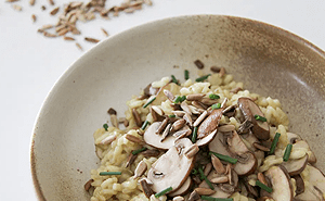 Risotto met kastanjechampignons