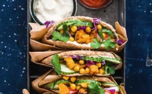 Vegan Pita Kikkererwten