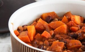 pompoen chili sin carne