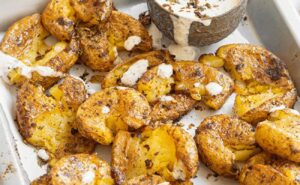 chili smashed potatoes